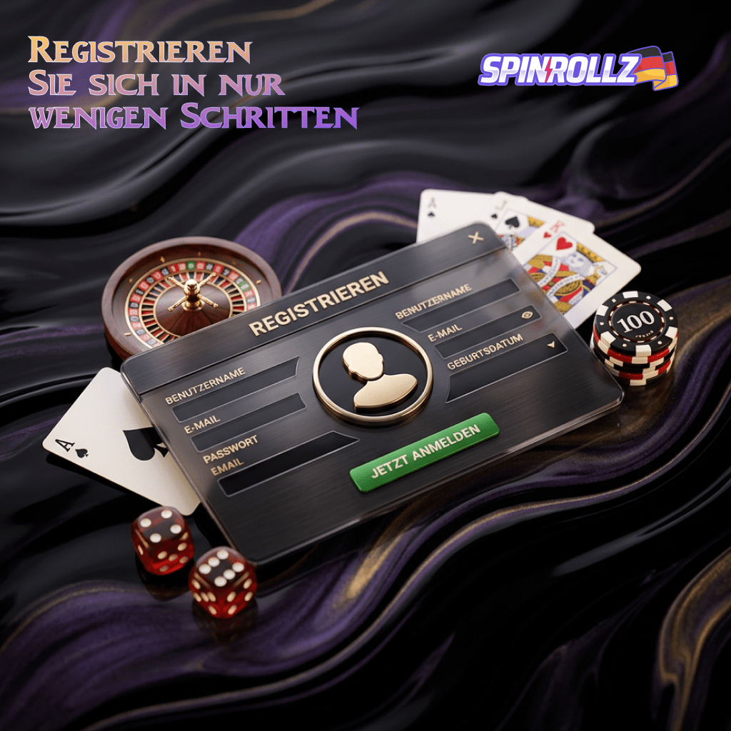 SpinRollz Registrierung: Casino-Konto in Deutschland erstellen